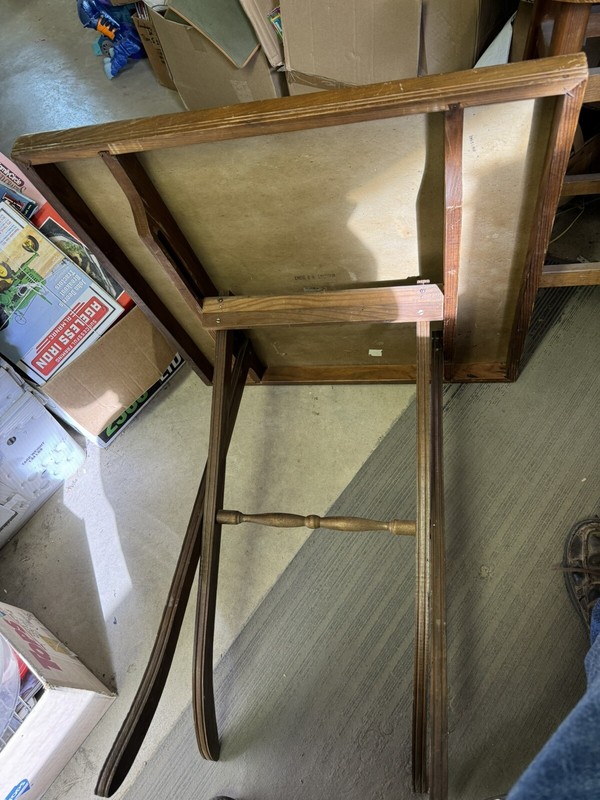 Vintage Bridge Tilt Top Table Bridge Tables & Novelties 1940s gallery