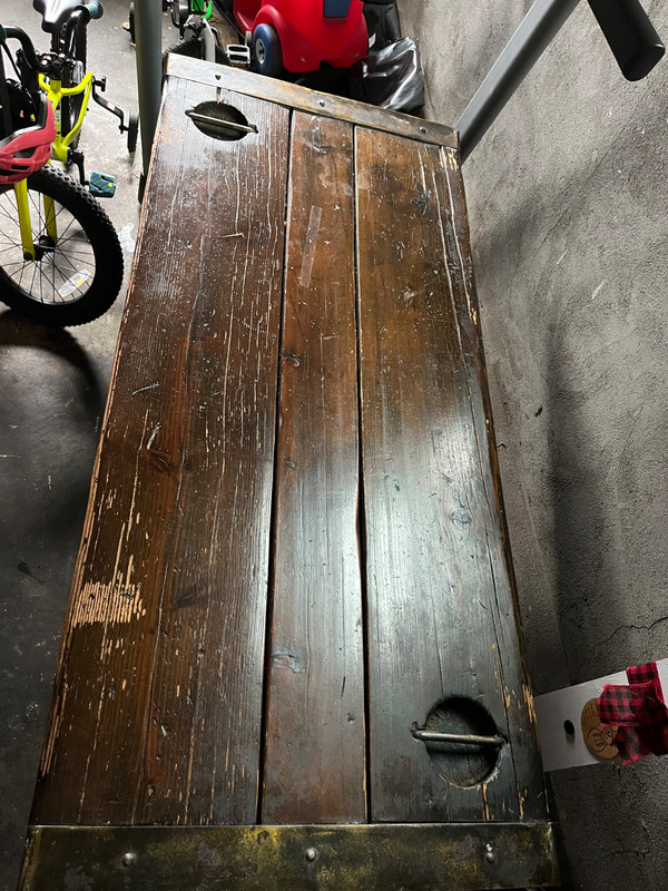 WWII Ship Hatch Coffee Table