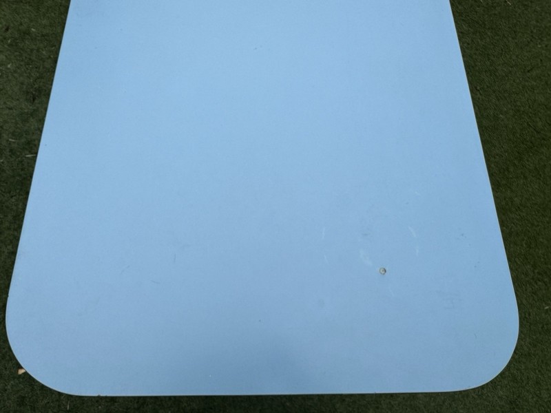 Melamine Vintage MCM 1950/60s Dining/Kitchen Table With Draw and two stools. gallery