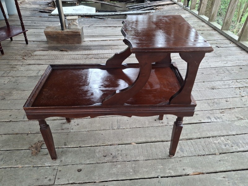 MCM #7640 Single Mersman End Table Genuine Mid Century Modern Tiered Step 2 Tier gallery