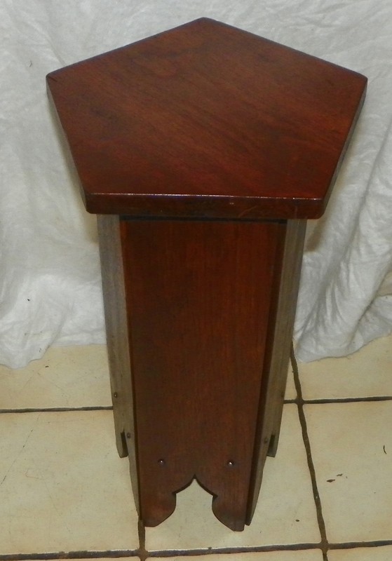 Solid Walnut Mission Plant Stand (PS64)