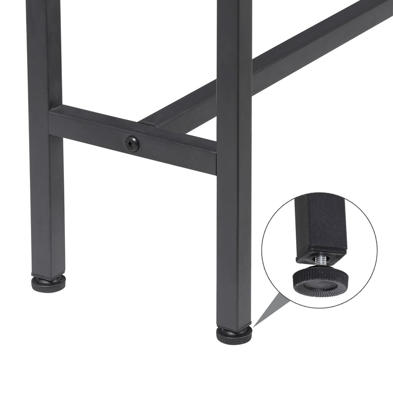 70.8" Console Table w/Power Outlets & USB Ports Narrow Sofa Behind Couch Table gallery