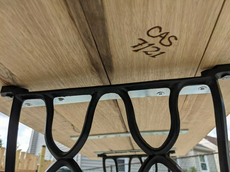 Singer Treadle leg cocktail/computer table gallery