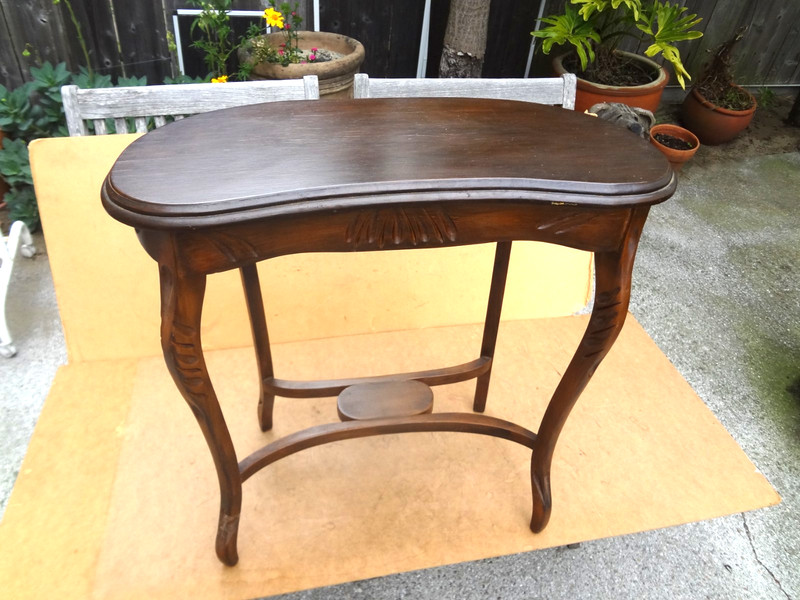 Antique Side Table Mahogany Table