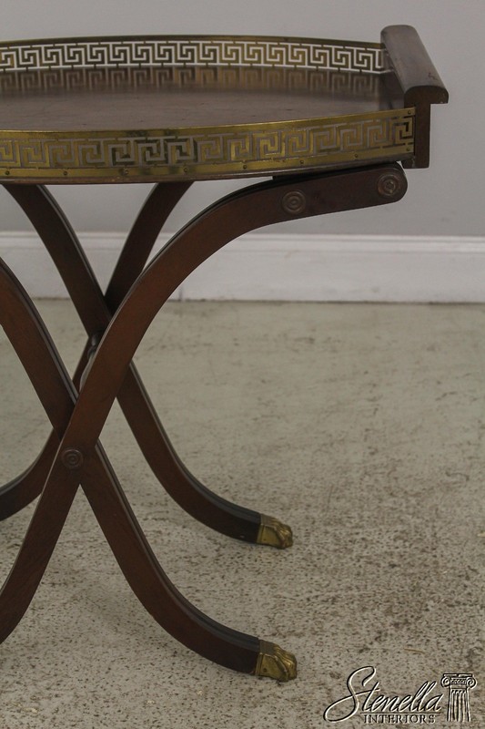 F59341: FERGUSON Regency Style Vintage Tray Top Server Table gallery