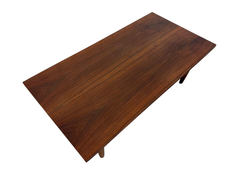 Mid-Century Modern Walnut Coffee Table - Refinished! gallery