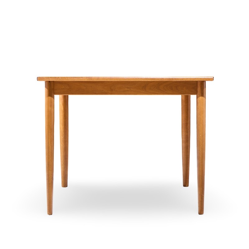 Barney Flagg for Drexel Parallel Walnut Expanding Dining Table with 2 Leaves gallery