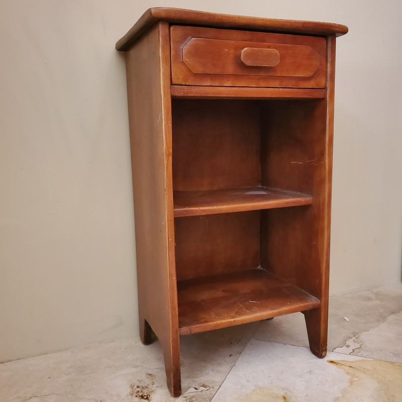 Cushman Colonial Creation Maple Nightstand 079 Vintage 1940 RARE gallery