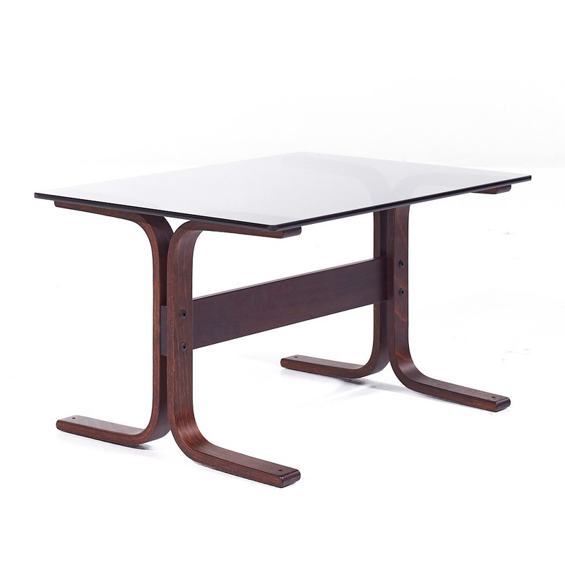 Ingmar Relling for Westnofa Siesta Mid Century Glass Top Side Table gallery