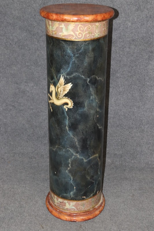 Superb Paint Decorated French Empire Neoclassical Pedestal Fern Stand gallery