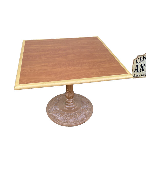 65315 Modern Cast Iron Dining Kitchen Table Ice Cream Parlor Table gallery