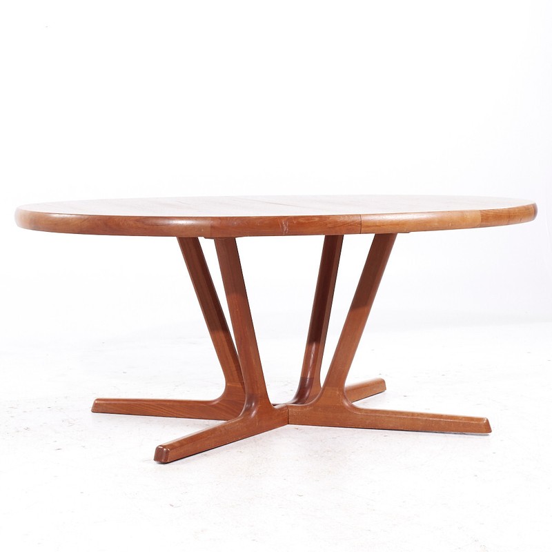 Interform Collection Mid Century Danish Teak Dining Table