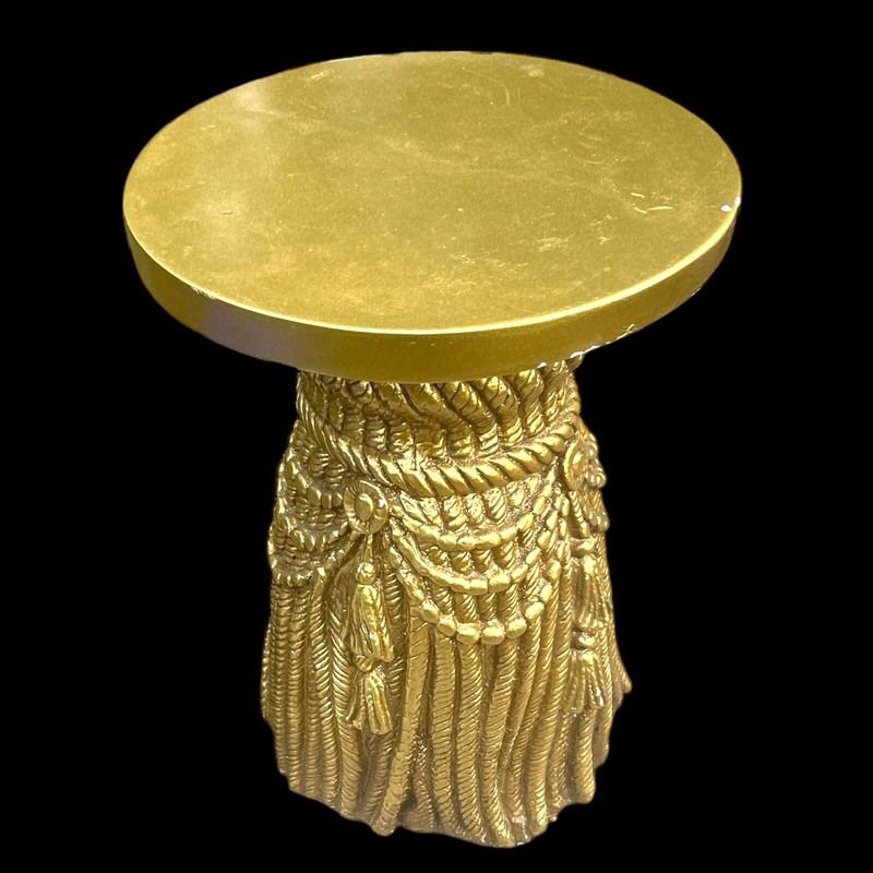 HOLLYWOOD REGENCY RARE VINTAGE ACCENT TABLE gallery