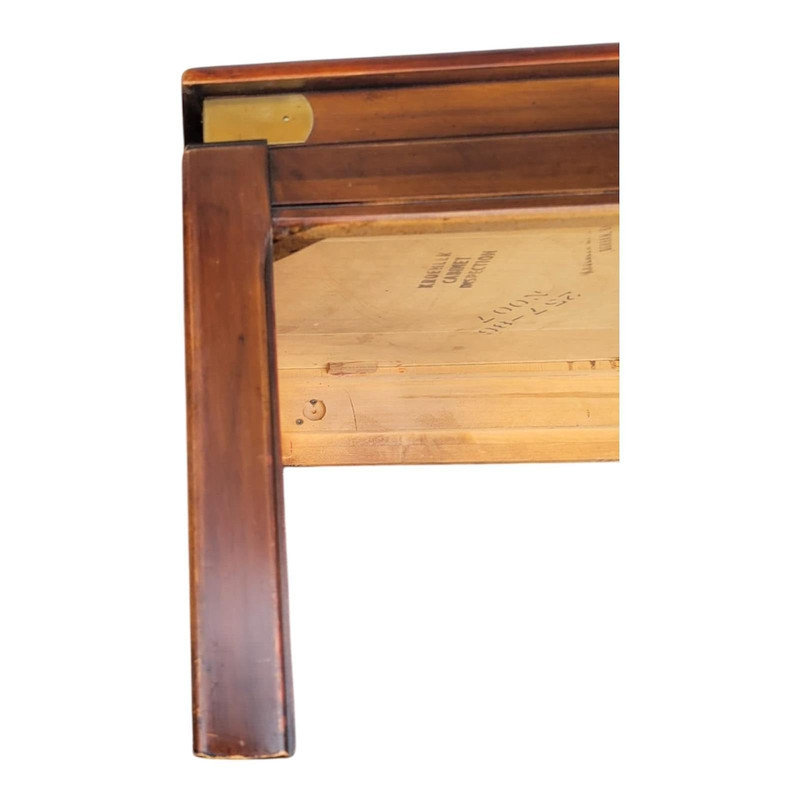 1940s Modern Mahogany Coffee Table — Fully Refurbished, Elegant Design gallery