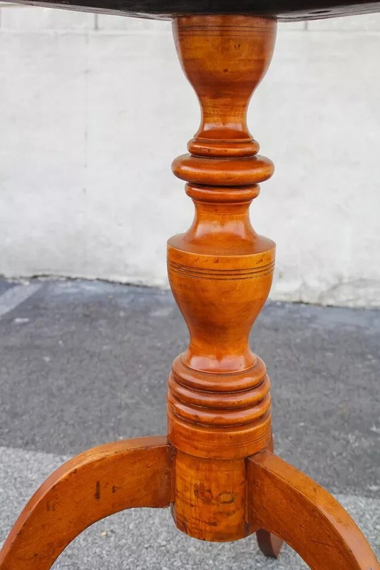 19th Century Cherry Empire Side Table – Refinished Accent Table gallery