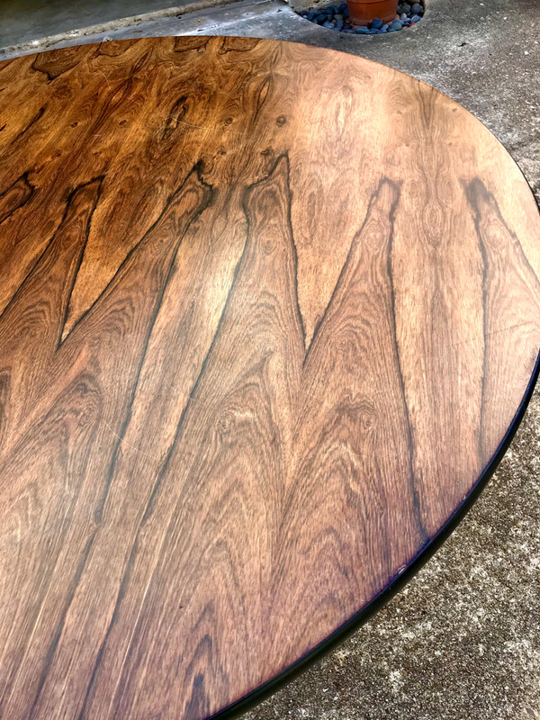 c. 1970’s Eames Herman Miller 60" Rosewood Dining Table Vintage MCM gallery