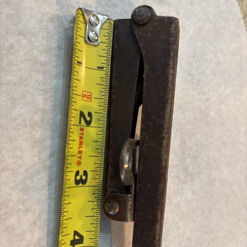 10 INCH VINTAGE DROP LEAF TABLE SUPPORTS, SPRING LOADED HINGE gallery