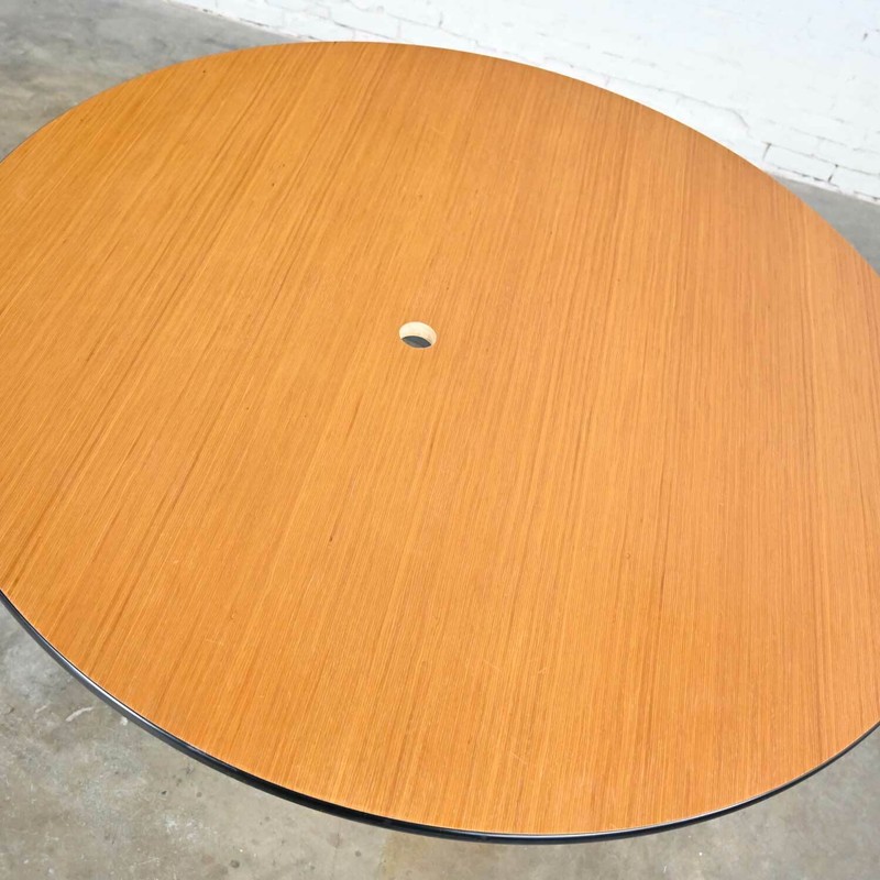 MCM Eames for Herman Miller Natural Oak 60” Round Top w/ Gromet Holes gallery