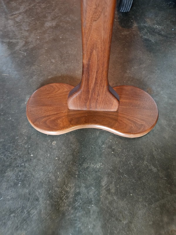 1980"S AMERICAN STUDIO CRAFT BENCH MADE TABLE gallery