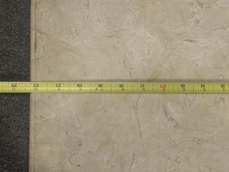 Vintage Hexagon Portuguese Marble Table Top Made In Portugal 24” gallery