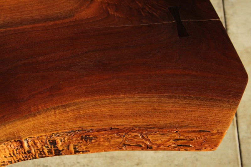 Live Edge Coffee Table by Gino Russo, 1970s gallery