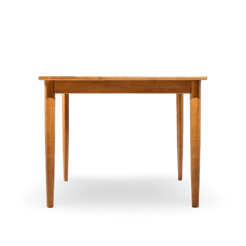 Barney Flagg for Drexel Parallel Walnut Expanding Dining Table with 2 Leaves gallery