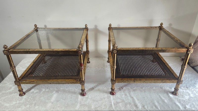 Mid 20th Century Mid-Century Maison Jansen Style French Neoclassical Gilt Metal