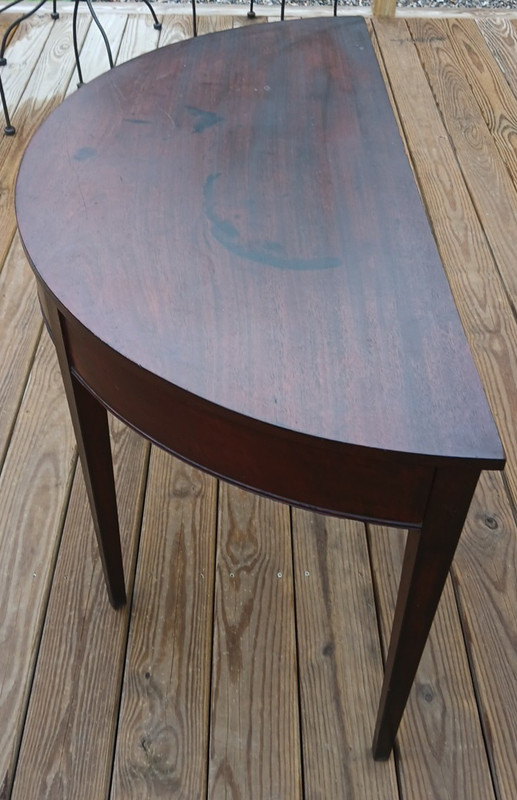 19th Century Demi-lune Console Table gallery