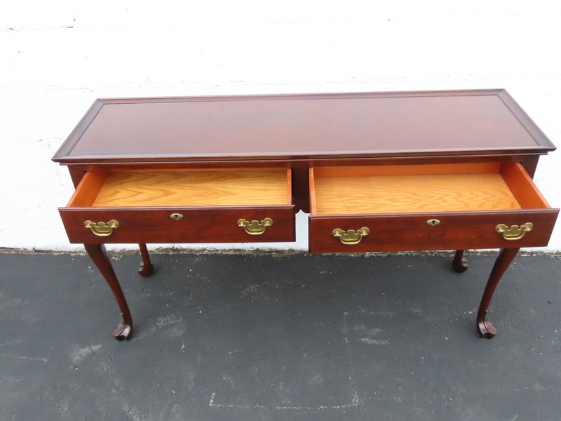 Statton Trutype Americana Long Narrow Library Console Entry Table 6391 gallery