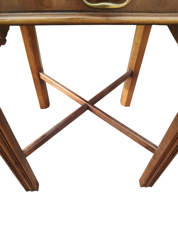 Exquisite Edwardian Rosewood Inlaid Side Table by Lane Furniture gallery