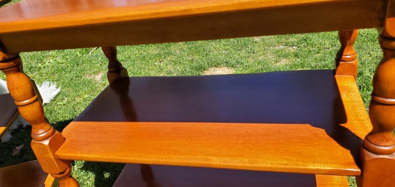 Cushman Colonial Three Shelf News Table 0108 - Set Of 2 - Mid Century gallery