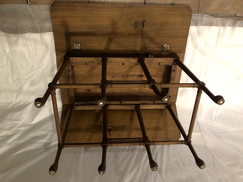 Henredon Folio Four Vintage Gate Leg Table Pembroke Drop Leaf Display Made USA gallery