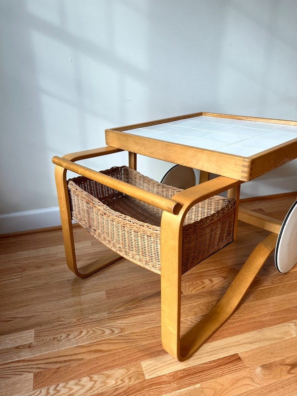 1960s-1970s Tea Trolley 900 by Alvar Aalto for Artek gallery
