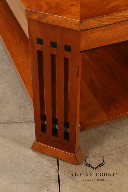 Stickley 21st Century Collection Granite Top Cherry Coffee Table gallery