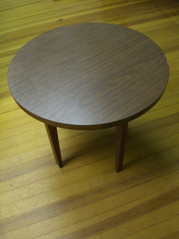 Mid -Century Edward Axel Roffman 24″ round coffee table
