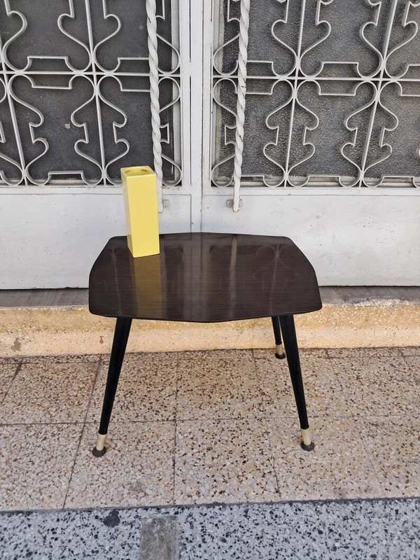 Mid-century Formica Top Side Coffee Table