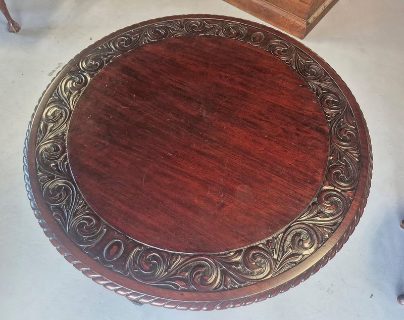 VICTORIAN HORNER STYLE DOLPHIN CENTER TABLE gallery