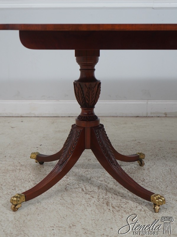L67222: KINDEL Winterthur Collection Mahogany Dining Room Table gallery