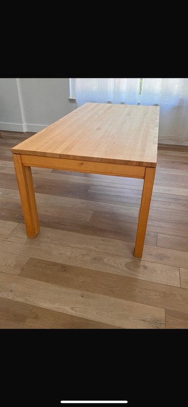 Wood Table Imported From Germany, Europe With Extension gallery
