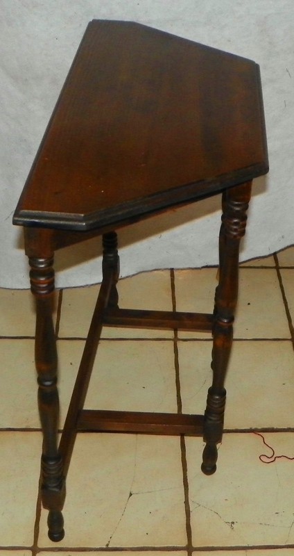 Mahogany Demilune Table / Entry Table (ENT26) gallery
