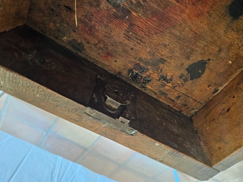 17TH C SPANISH TRESTLE TABLE gallery