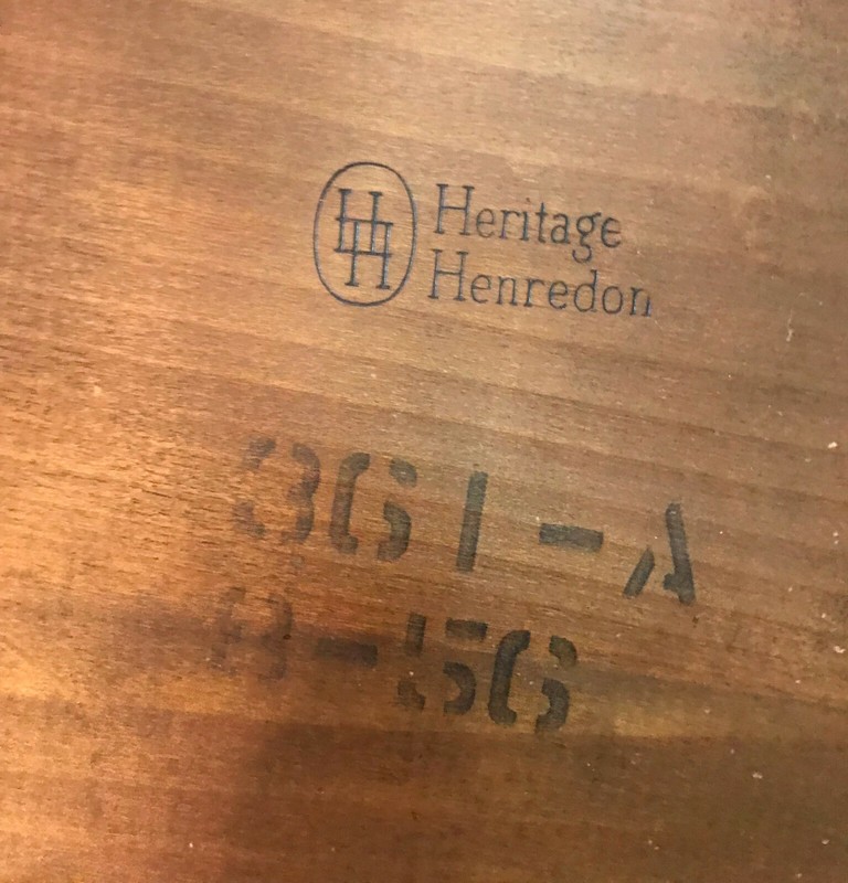 Cherry Henredon Side Table / End Table by Henredon (RP-ET85) gallery
