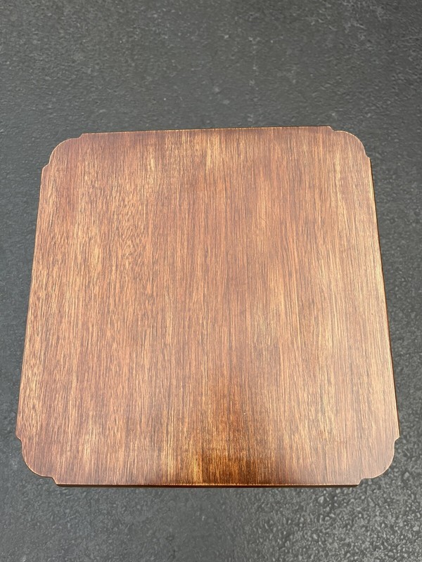 Henry Ford Museum Bartley Collection Solid Mahogany Snake Foot Pedestal Table gallery