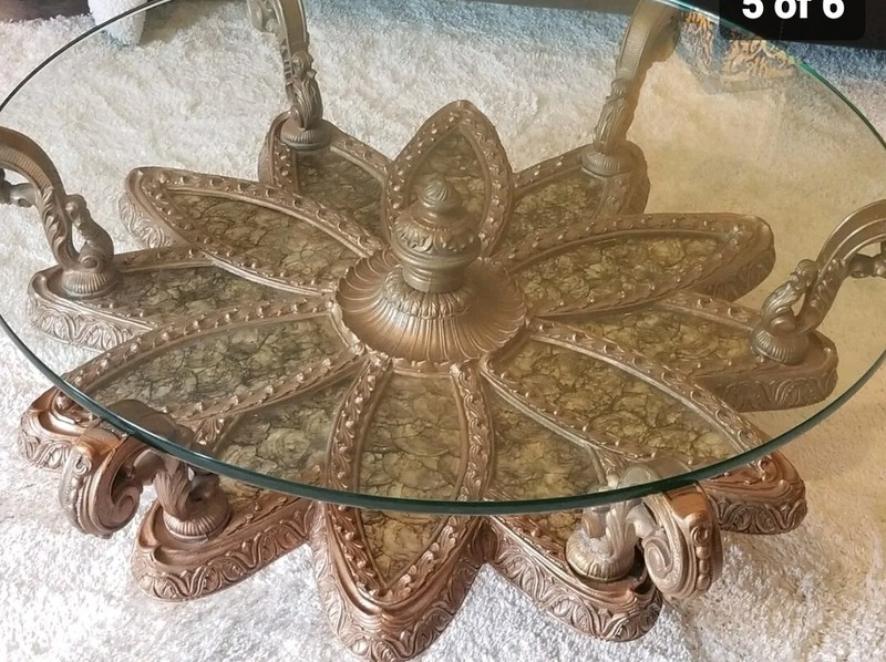 Italian Baroque Cocktail Table