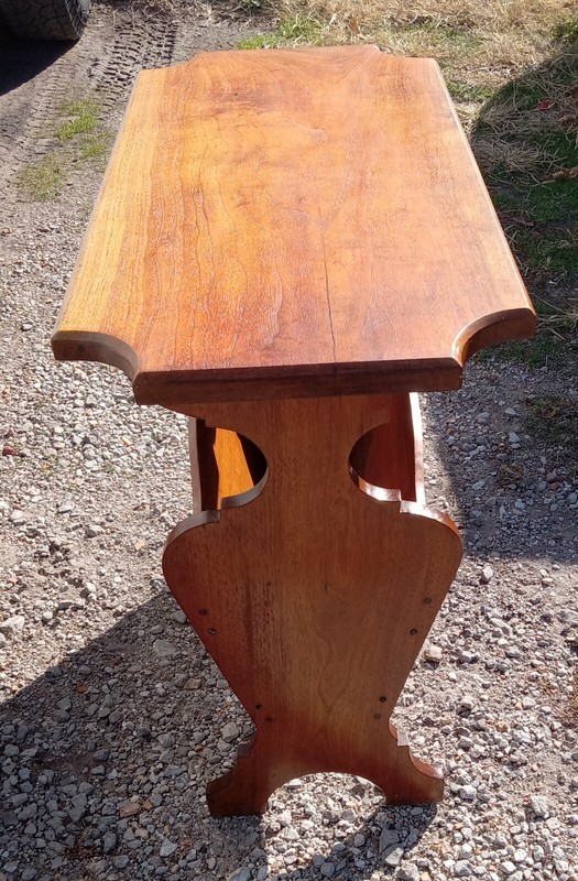 Solid Walnut Bookshelf Table / End Table (BST-39) gallery