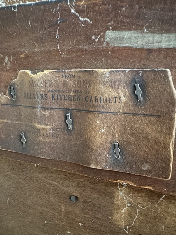 Antique Hoosier Cabinet/Dough Table gallery