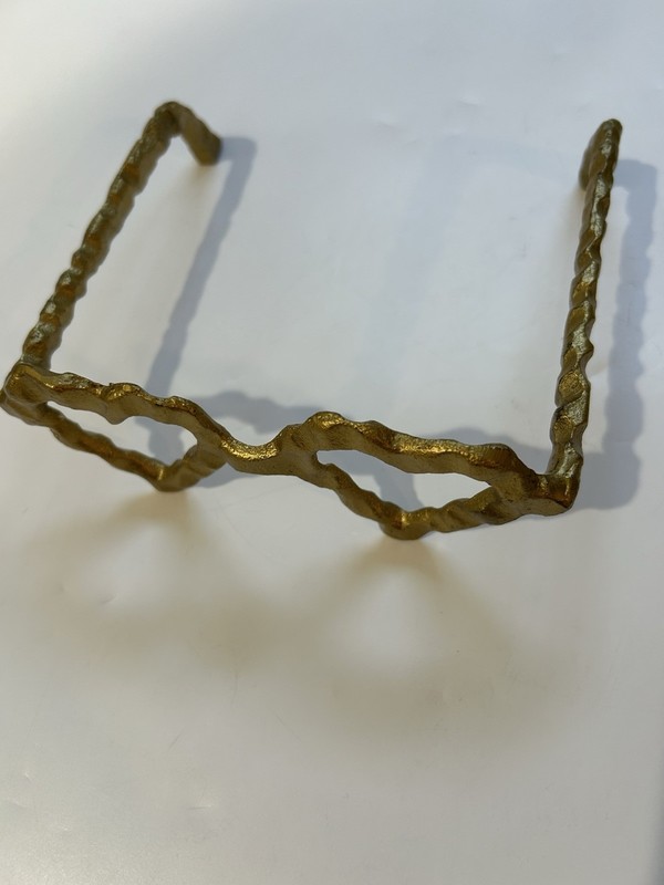 Love Unique Metal Glasses Gold Painted Heart Shape