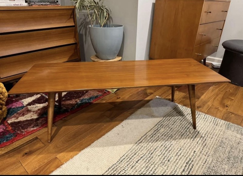 Paul McCobb for Planner Group Mid Century Bench Coffee Table