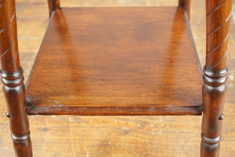 Vintage Flower Table 50s Mid-Century 60s Flower Stand Wood Table 2 gallery