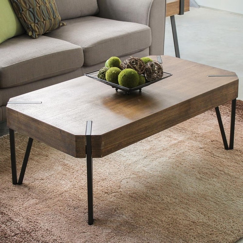 Hamburg Contemporary Contemporary MDF/Metal Coffee Table gallery